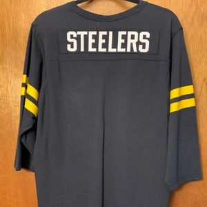 Steelers throwback 3/4 sleeve Nike Shirt. Brand New with tags